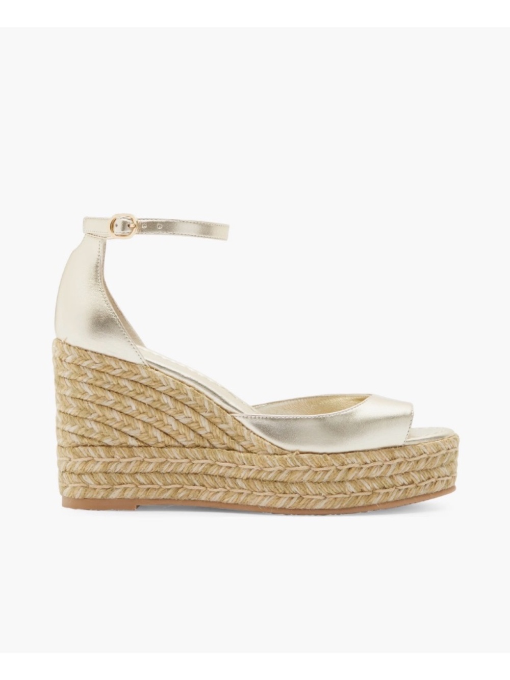 New Stuart Weitzman Distia Espadrille Wedge Sandal Sz 10